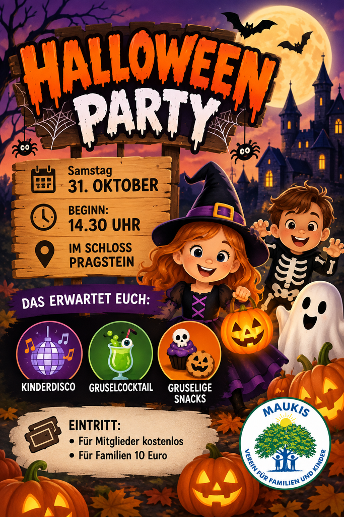 Maukis Halloweenparty 2026
